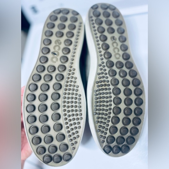 ECCO Men's Soft Lace 7 Long Sneakers wild Pigeon color - Picture 10 of 11